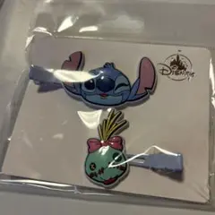 Disney スティッチ ヘアクリップ 2個セット