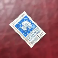 77634セール現品限　外国切手　仏領南極地域発行風景ペンギン他1種揃凹版 南極地域 - 英国海外郵趣