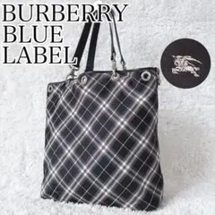 BURBERRY BLUE LABEL ノバチェック バケツ型 トートバッグ - メルカリ