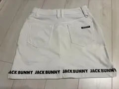 JACK BUNNY スカート ホワイト ロゴ入り