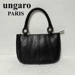 ♥︎極美品♥︎ungaro PARIS トートバッグ/ハンドバッグ レザー シボ革のサムネイル