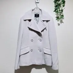 【23区】 アンゴラブレンド ショート　Pコート 36サイズ　淡いピンク系