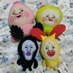 こびとづかん羊毛フェルト風MBぬいぐるみ 4個セット