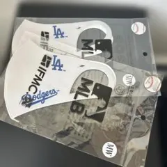 【新品】MLBライセンス商品 ロサンゼルス・ドジャース マスク 2枚セットのサムネイル