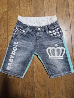 BABYDOLL ハーフパンツ 100cm デニム