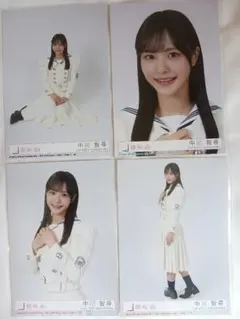 櫻坂46 Make or Break初回封入 生写真ABCD4種4枚 中川智尋