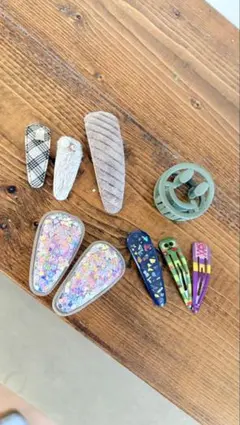 多色デザイン ヘアピンセット 9個