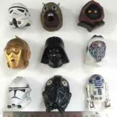 スター・ウォーズ リアルマスク　マグネットコレクション 9体セット