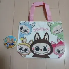 LABUBU トートバッグ 丸型ポーチ セット