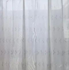 こ*う様 ❤️ベルメゾン ミラーレースカーテン 2枚組 150×198 UVカッのサムネイル