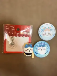 ちいかわ刺繍缶バッジなどハチワレセット