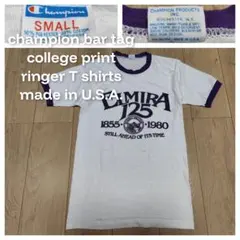 70s 80s バータグ　チャンピオン　ヴィンテージ　tシャツ リンガー　レア