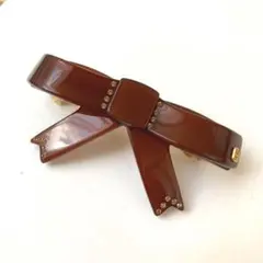 美品　アレクサンドルドゥパリ　リボンバレッタ　ヘアアクセサリー