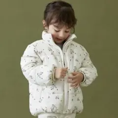 値段交渉大歓迎！petit mainいちご中綿ダウンジャケット 80女の子