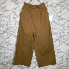 Pink adobeピンクアドベ／ウエストゴムワイドパンツガウチョパンツ 【M】