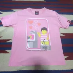 【即日発送】00s LEGO ピンク Tシャツ レゴキャラクターのサムネイル