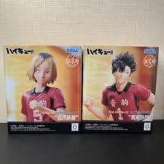 【新品未開封】ハイキュー!! 黒尾鉄朗 孤爪研磨 フィギュア セット 音駒高校