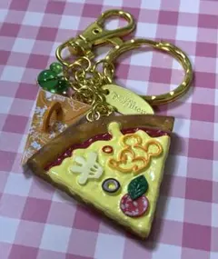 ディズニー　ミッキー　ピザ　キーホルダーのサムネイル