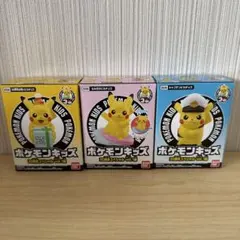 ど*よ様 ポケモン 30周年記念 ピカチュウ フィギュア 3個セット