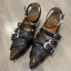 美品 トーガプルラ メタル フリンジ スタッズ ミュール サンダル 黒 37 METAL SNEAKER SANDALS(WOMEN) – TOGA ONLINE STORE