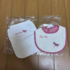 born free ベビー 汗取りパッド 汗取りガーゼ スタイ 赤