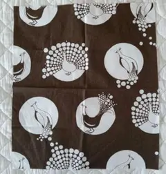 レア　訳アリ　カットクロス　41cm×47cm　クジャク