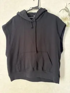 UNIQLO スウェット　ノースリーブパーカー　ベスト　XL