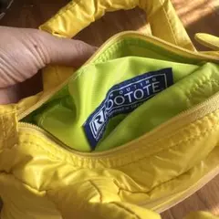 ROOTOTE 中綿ダウントートバッグ イエロー