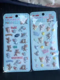 ぷくぷくシール トムとジェリー 立体シール SEAL プクプクシール
