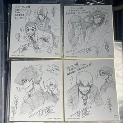 ブルーロック　ブルーロック展　ミニ色紙セット　前半　烏　氷織　乙夜　雪宮