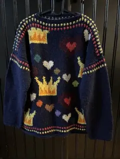 ビンテージ　エクアドルニット