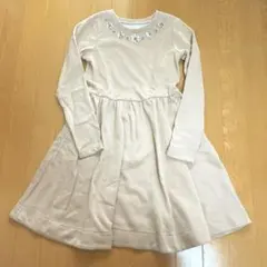 ケイトスペード　ビジュ付き長袖ワンピース　ラメワンピース　150