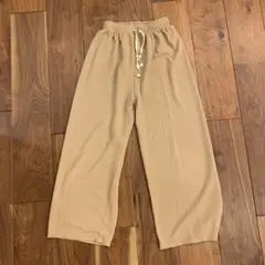 DINGYINNS ベージュ ワイドパンツ