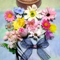 ラプンツェル花ピン ひな祭り イベント　パーティー　 ヘアクリップ　15