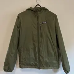 patagonia フード付きジャケット L 12 ダークグリーン patagonia フード付きナイロンジャケット L ダークグリーン - メルカリ