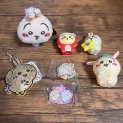 ちいかわ うさぎ フィギュア ・ラバーチャーム・マスコット 7点セット