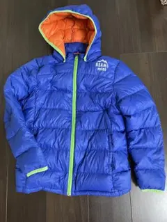 BEAMS mini ダウンコート 青 150cm