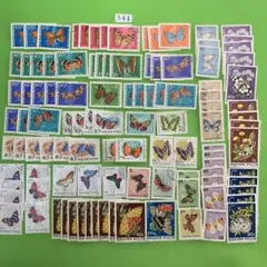 541 ハンガリーの使用済み切手　蝶