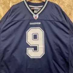 Reebok NFL ダラス・カウボーイズ #9 トニー・ロモ ネイビー XL
