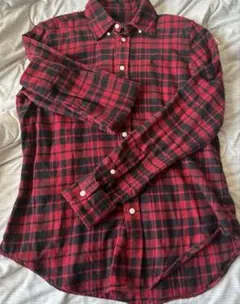 ポロラルフローレン　レディース　チェックシャツ　M