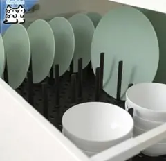 IKEA UTRUSTA 皿用オーガナイザーUPPDATERA有孔ボード80cmのサムネイル
