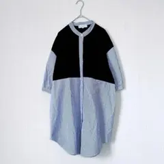 FRAMeWORK レースハーフスリーブシャツ 羽織 柄シャツ ゆったりサイズ 