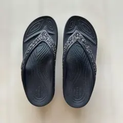 Crocs サンダル ブラック ラメ W5のサムネイル