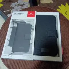 iPhone14手帳型スマホケースBLACK ROCK