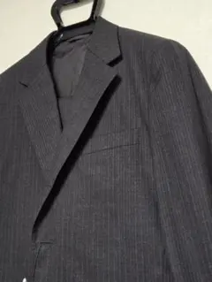 【未使用:定価8万】ISETAN MEN'S 春～秋 ウールスーツ グレー 44のサムネイル