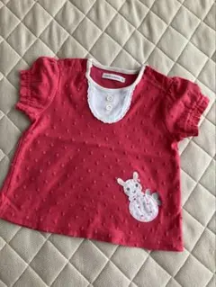 クーラクール　赤いドット　苺Tシャツ　95