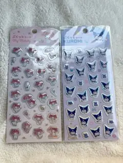 サンリオぷくっとシール マイメロ　クロミ2枚 まとめ売り ダイソー