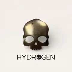 非売品 HYDROGEN スカル ピンバッジ マットゴールドのサムネイル