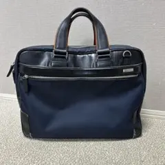 ネイビー ビジネスバッグ