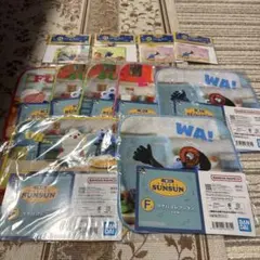 パペットスンスン1番くじ F賞タオル7枚 H賞ステッカー4枚